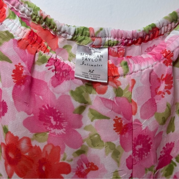 Morgan Taylor Intimates Pink Floral Camisole Set Size XL - Picture 10 of 10